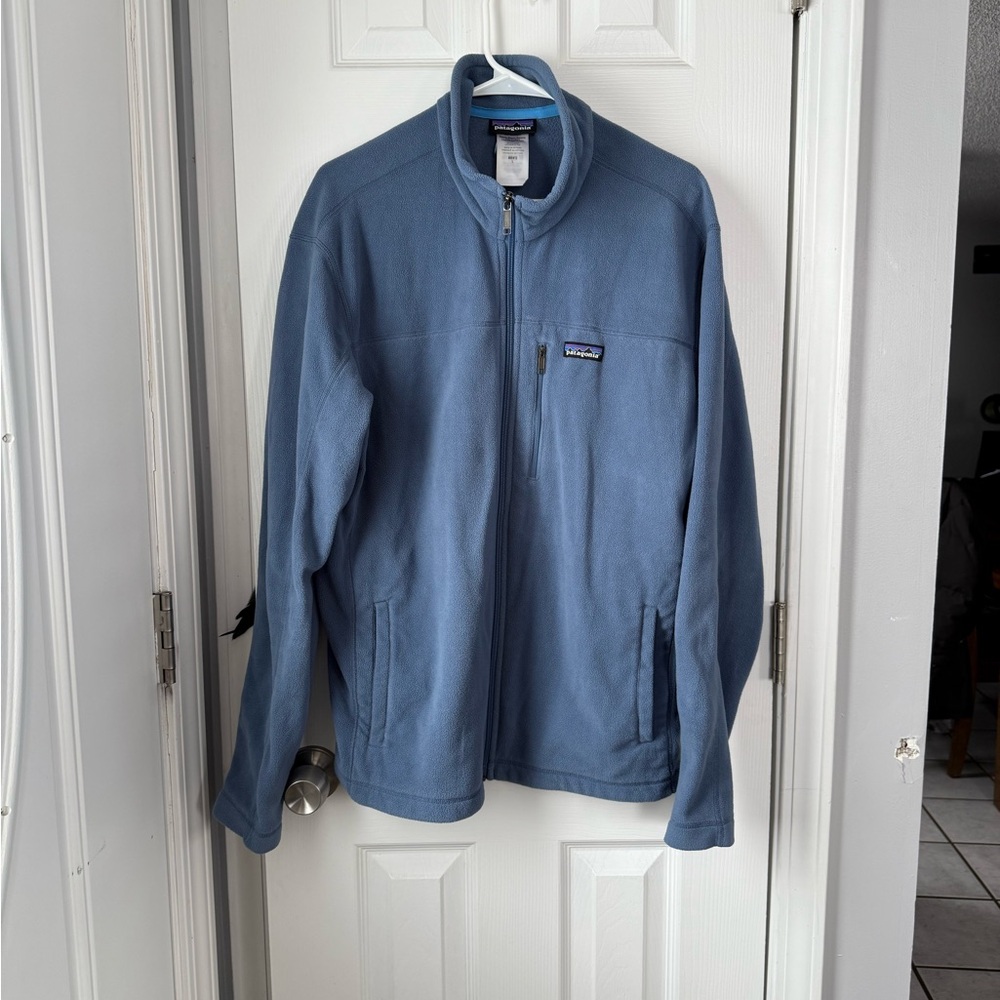 patagonia Blue Full-Zip Men's Micro D® Fleece Jacket